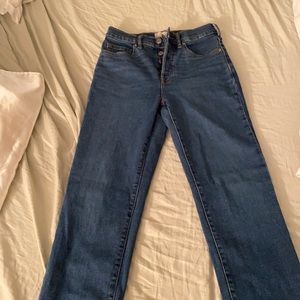 Everlane Straight High Waist Jeans